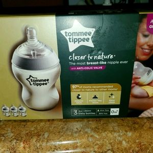 Tommee tippee bottle set of 3 slow flow 0+ 260ml